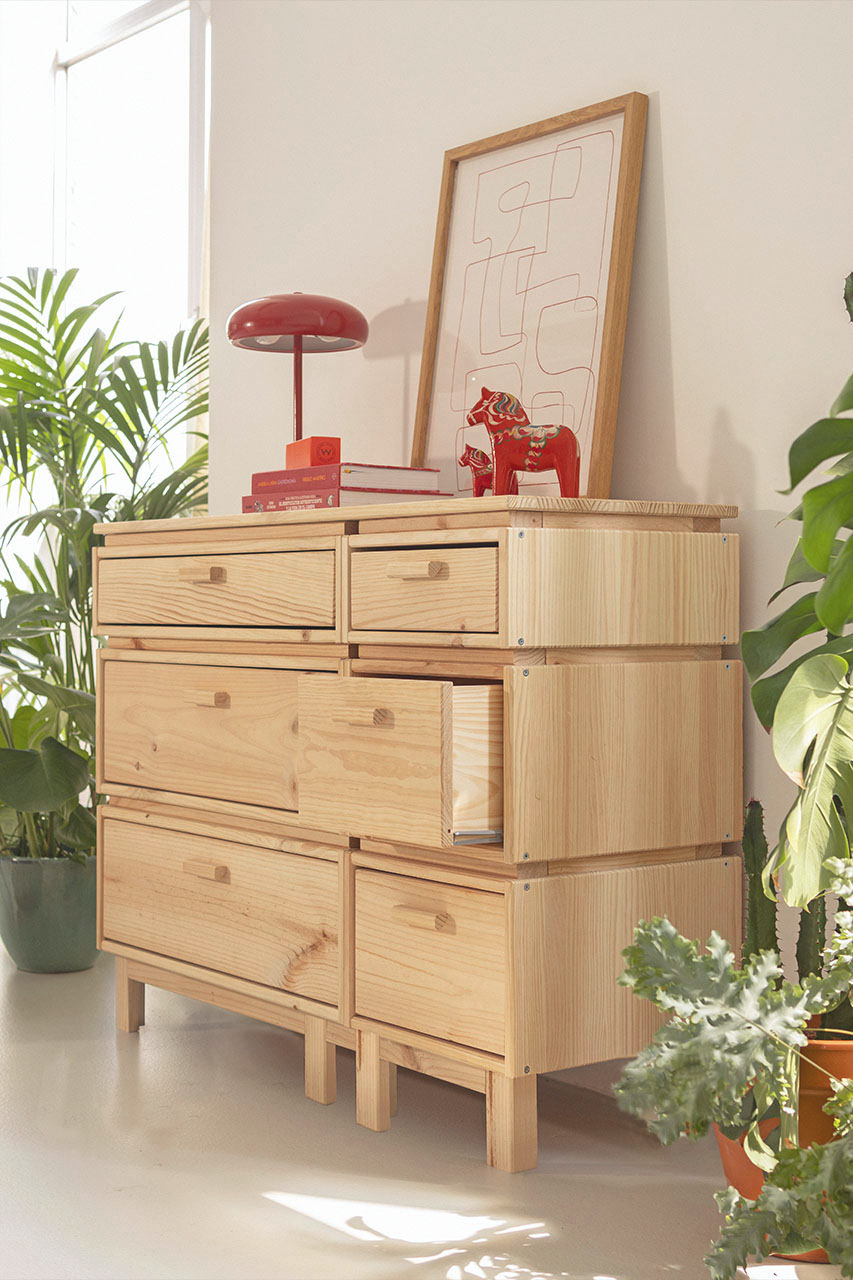 Imagen de ambiente 3 para:C&oacute;moda de madera de dise&ntilde;o